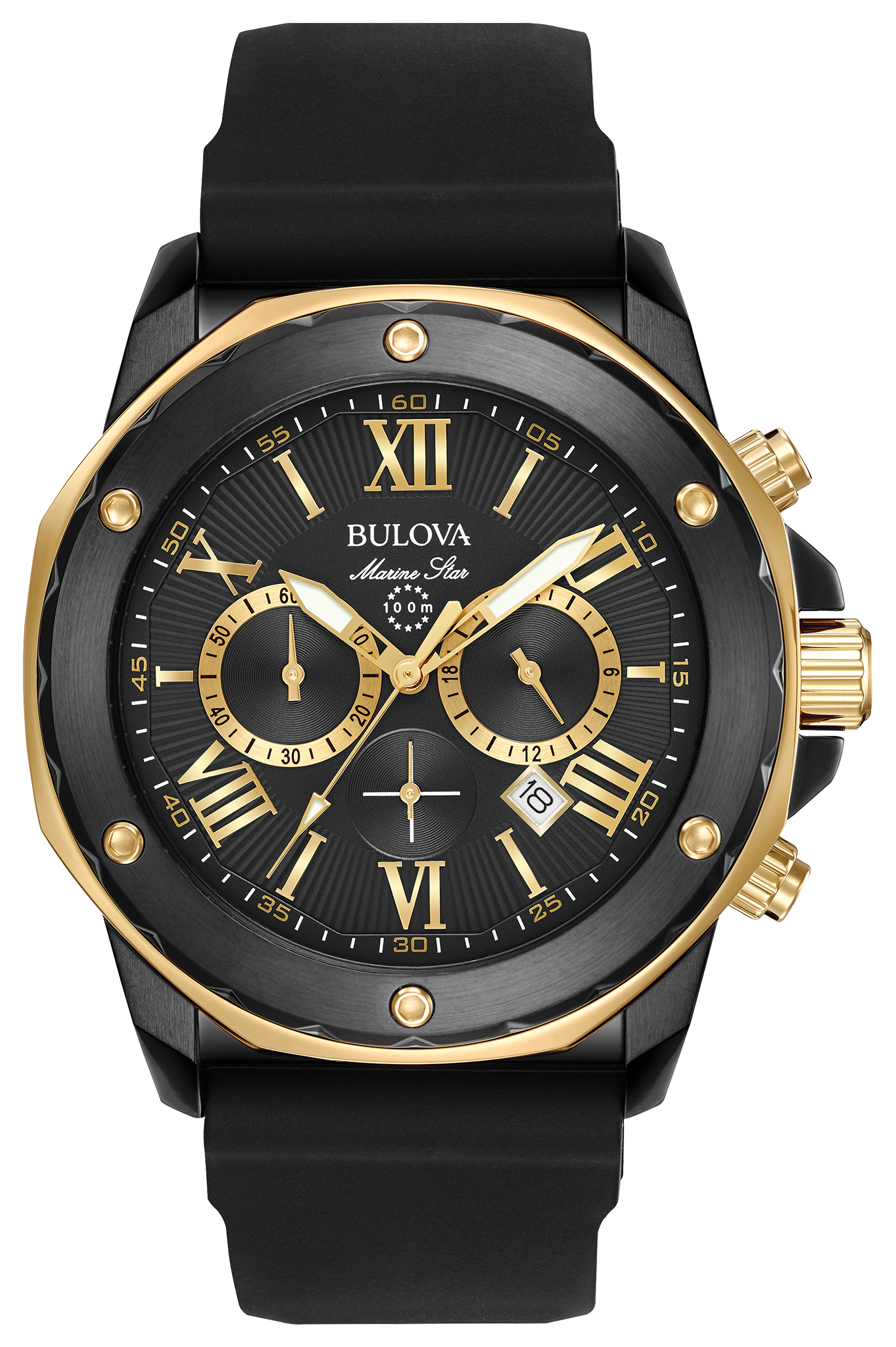 Bulova Men's 98H29 Marine Star クロノグラフ ウォッチ 並行輸入品